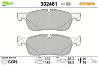 Bremsbelagsatz, Scheibenbremse