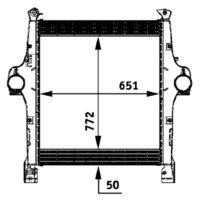 Thumbnail - Intercooler, inlaatluchtkoeler - CI118000P - MAHLE