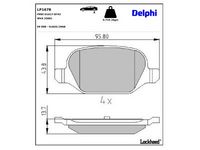 комплект спирачно феродо, дискови спирачки