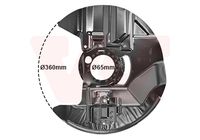 Spritzblech, Bremsscheibe