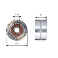 Umlenk-/Führungsrolle, Zahnriemen