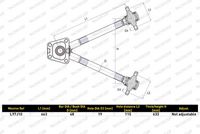 MONROE Draagarm, wielophanging 2