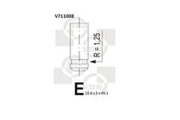 Izplūdes vārsts V711008 BGA