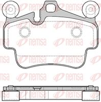 комплект спирачно феродо, дискови спирачки
