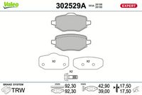 Bremsbelagsatz, Scheibenbremse