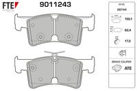 Bremsbelagsatz, Scheibenbremse