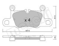 Bremsbelagsatz, Scheibenbremse