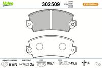 Bremsbelagsatz, Scheibenbremse