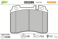 Bremsbelagsatz, Scheibenbremse