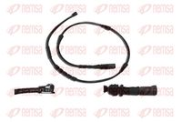 предупредителен контактен сензор, износване на накладките