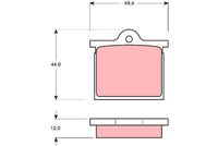 Bremsbelagsatz, Scheibenbremse