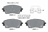 Bremsbelagsatz, Scheibenbremse