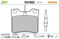Bremsbelagsatz, Scheibenbremse