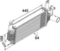 Thumbnail - Intercooler, inlaatluchtkoeler - CI159000P - MAHLE
