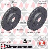 Disc frana ZIMMERMANN, Cod: 400.5510.53