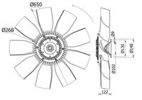 Thumbnail - Koelventilatorwiel - CFF418000S - MAHLE