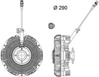 Thumbnail - Koppeling, radiateurventilator - CFC197000P - MAHLE