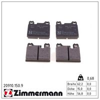 комплект спирачно феродо, дискови спирачки