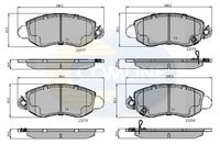 Комплект спирачно феродо, дискови спирачки CBP31108 COMLINE