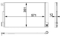 Thumbnail - Condensor, airconditioning - AC367000P - MAHLE