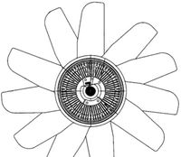 Thumbnail - Koelventilatorwiel - CFF496000P - MAHLE