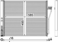 Thumbnail - Condensor, airconditioning - AC568000P - MAHLE