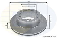 Disc frana COMLINE, Cod: ADC1645V