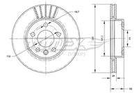 Bremžu diski TX 70-78 TOMEX brakes