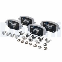 комплект спирачно феродо, дискови спирачки