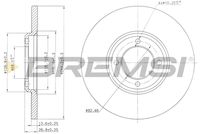 Спирачен диск CD6023S BREMSI