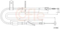 Cablu, frana de parcare COFLE, Cod: 92.17.5042