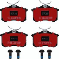 комплект спирачно феродо, дискови спирачки