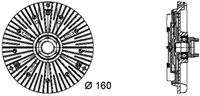 Thumbnail - Koppeling, radiateurventilator - CFC48000P - MAHLE