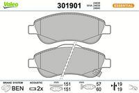 Bremsbelagsatz, Scheibenbremse
