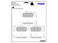 комплект спирачно феродо, дискови спирачки