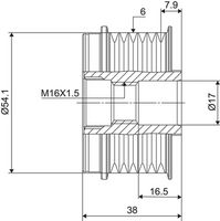 Ελεύθερη περιστροφή γεννήτριας VALEO NEW SPARE PART