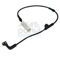 предупредителен контактен сензор, износване на накладките