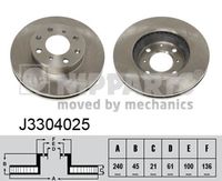 Disc frana NIPPARTS, Cod: J3304025