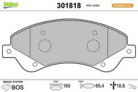 Bremsbelagsatz, Scheibenbremse