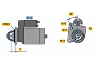 BOSCH Startmotor / Starter 5