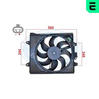 Ventilator, radiator ERA, Cod: 352147