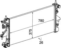 Thumbnail - Radiateur - CR885000P - MAHLE