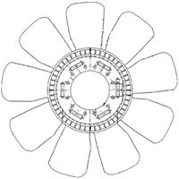 Thumbnail - Koelventilatorwiel - CFW83000P - MAHLE