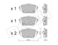 Bremsbelagsatz, Scheibenbremse