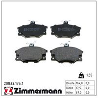 комплект спирачно феродо, дискови спирачки