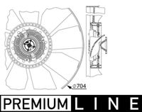 Thumbnail - Koelventilatorwiel - CFF520000P - MAHLE
