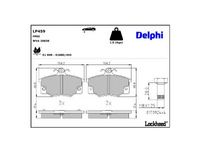 комплект спирачно феродо, дискови спирачки