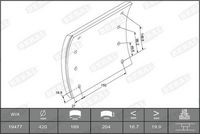 BERAL Remvoeringsset, trommelrem 1