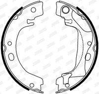Bremsbackensatz, Feststellbremse