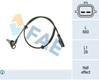 Sensor, Raddrehzahl Sensor, Raddrehzahl